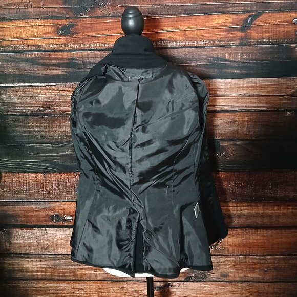 Cache Contour Collection Jacket Blazer Size S Black Embellished Ponte Made in US - Picture 7 of 9